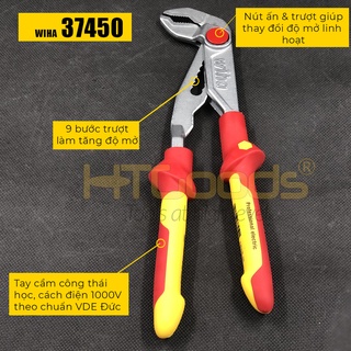 Kìm mỏ quạ 250mm cách điện 1000V WIHA 37450 [Wiha Offical]