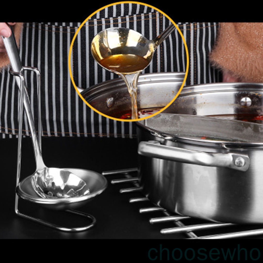 Giá đỡ muỗng múc canh bằng thép không gỉ tiện dụng cho nhà bếp