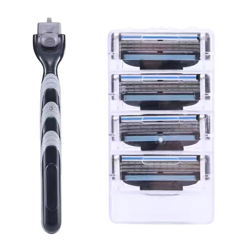 Dao cạo râu Gillette Mach 3 với đầu thay thế tiện dụng cho nam (có bán lẻ)