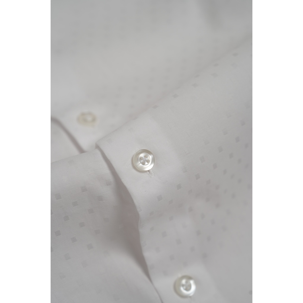 Áo sơ mi trắng dài tay công sở nam Phan Nguyễn, form slim fit, ôm vừa, phong cách hiện đại, thời thượng SMD.1162