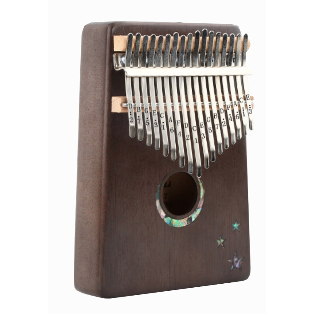 Đàn Kalimba 17 phím Gỗ Mahogany Yael Moonlight Tặng Kèm Harmonica 24 Lỗ Màu Ngẫu Nhiên - HÀNG CÓ SẴN