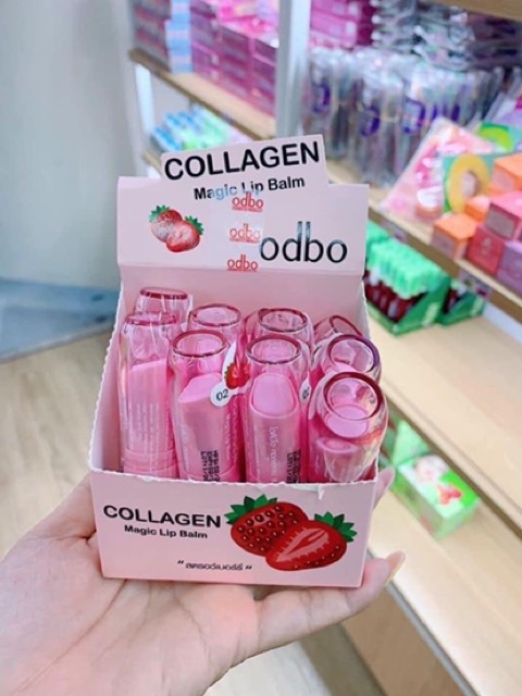 Son Dưỡng Odbo Collagen Magic Lip Balm