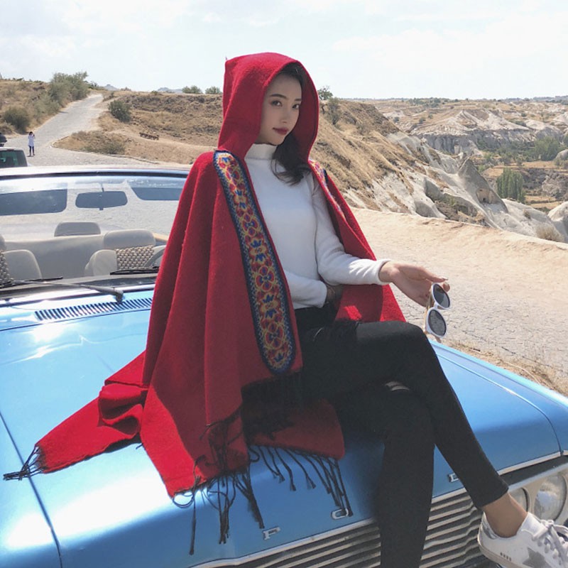 Áo choàng len vintage siêu đẹp