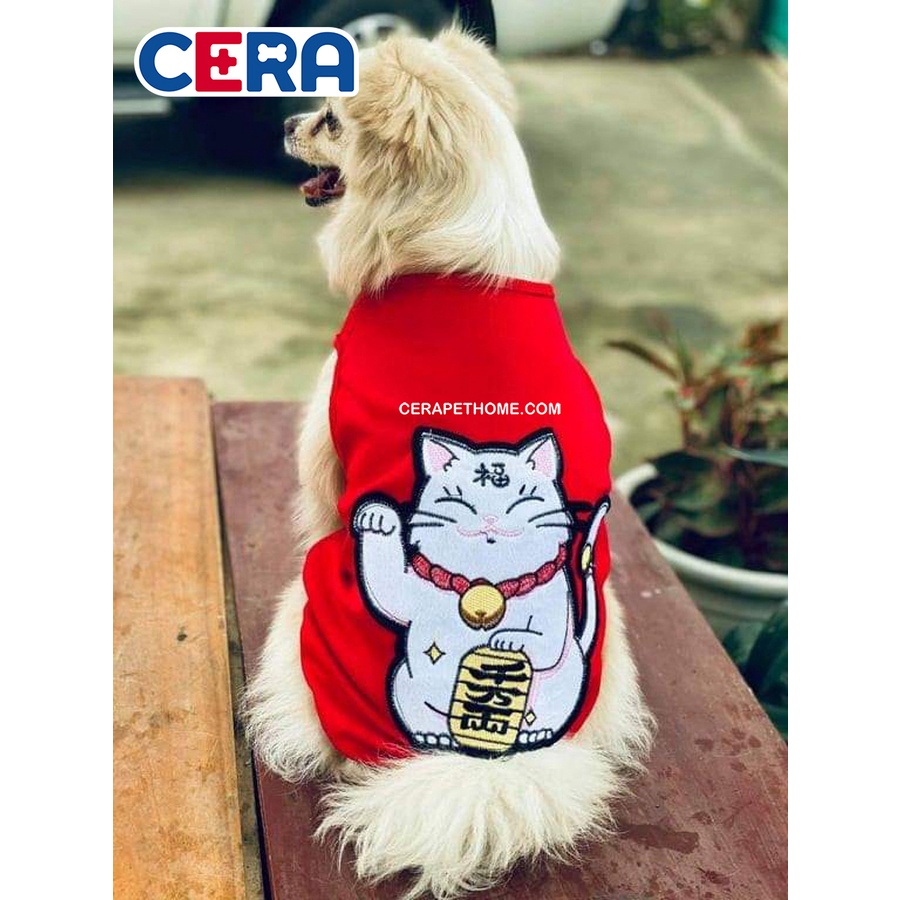 Áo Tết Thêu Chất Thun Cotton Cater Xuất Khẩu