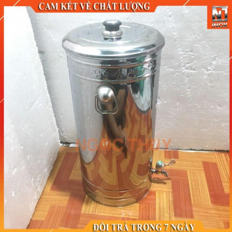 Bình lọc nước inox 304 kèm cục lọc