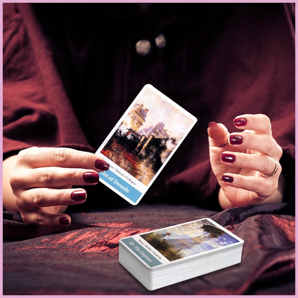 Bộ Thẻ Bài Tarot In Chữ Tiếng Anh Độc Đáo