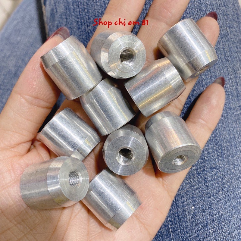 Nhôm đóng gù xe máy lỗ 6li, chắc chắn, tạo vị trí cố định cho gù tay lái