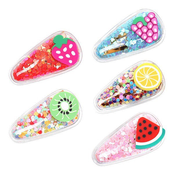 Set 5 Kẹp Tóc Hoa Quả Siêu Cute dễ thương cho bé gái -anhsonnd18