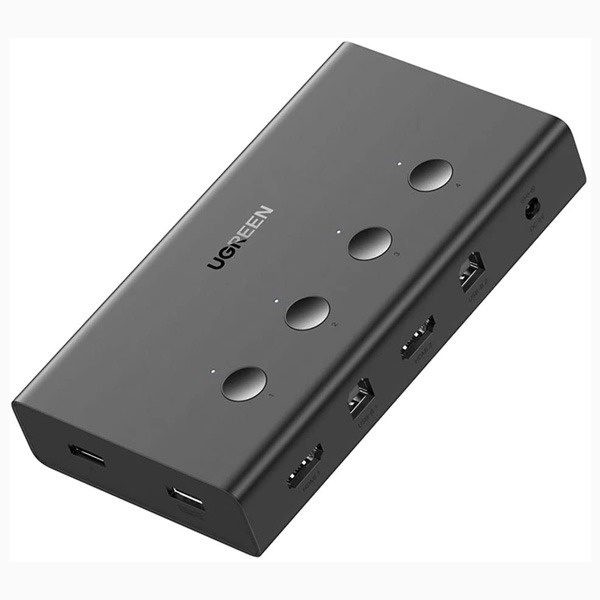KVM Swicth HDMI 4 pc dùng 1 màn hình - bộ chuyển tín hiệu Switch USB - HDMI Ugreeb 70439 CM293 Chính Hãng