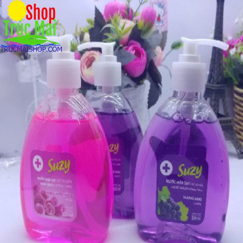 {Chính hãng} Nước rửa tay diệt khuẩn Suzy dung dịch 320ml