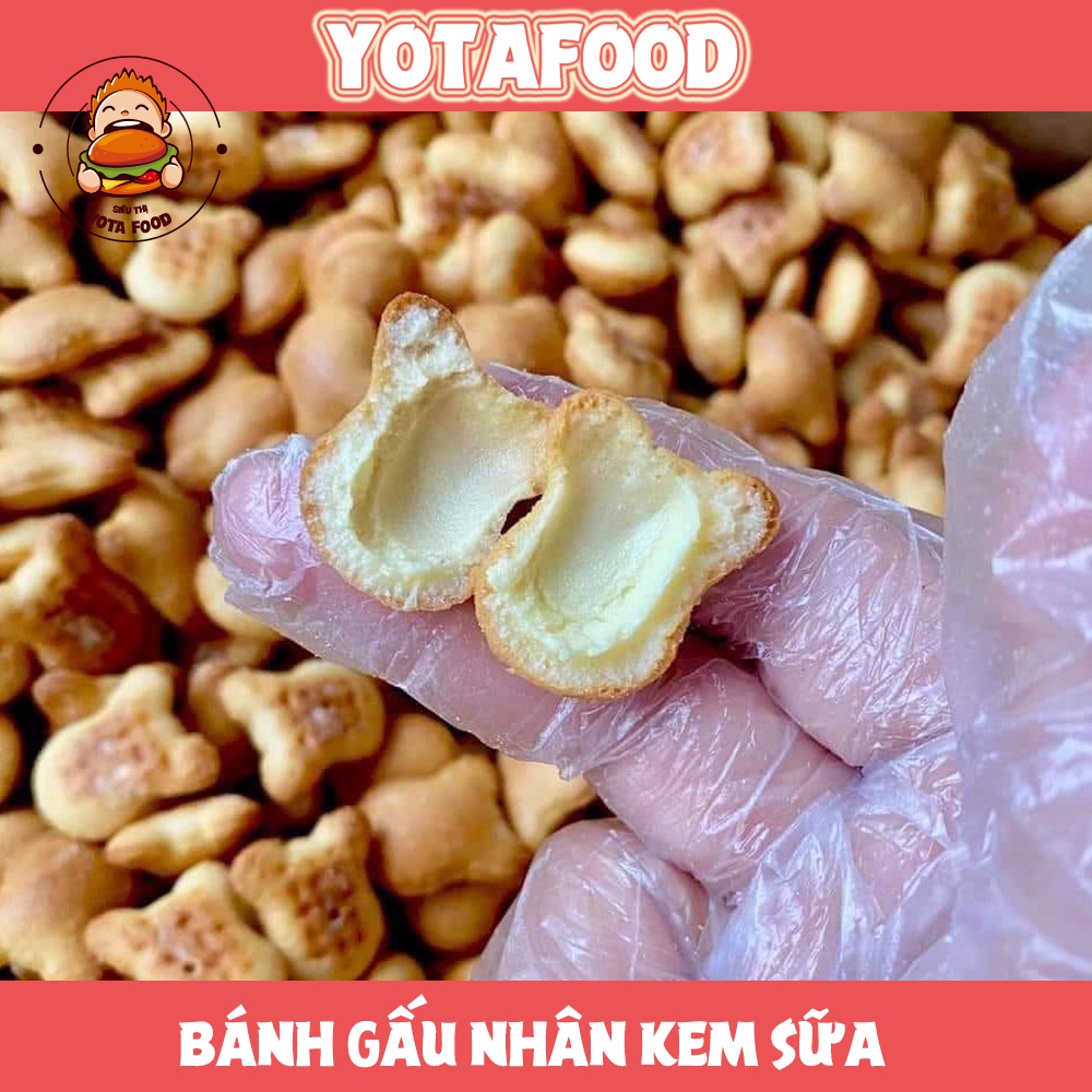 Bánh gấu nhân kem sữa ( Thơm ngon – béo ngậy ) | Yotafood