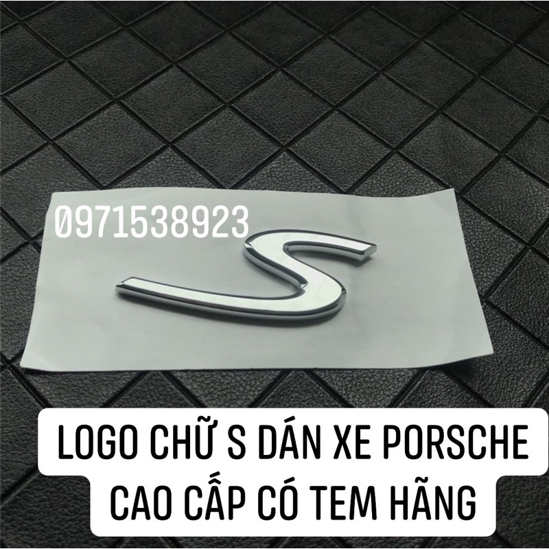 LOGO CHỮ NỔI PORSCHE 911 S GTS TURBO CAO CẤP CÓ TEM HÃNG