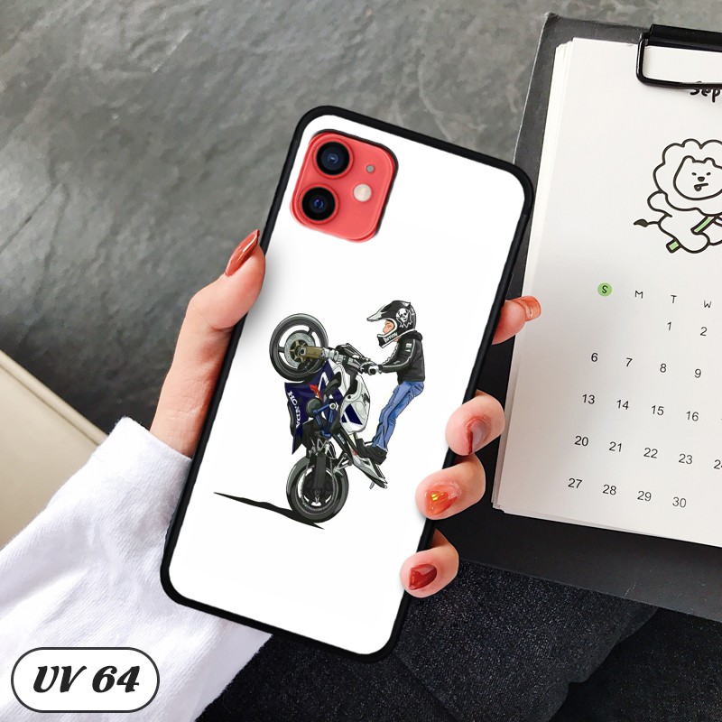 Ốp lưng iPhone 11/ 12 Mini - lưng nhám viền dẻo