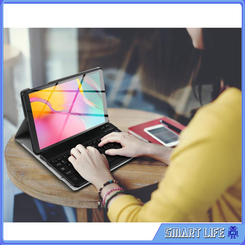 Bao Da Kèm Bàn Phím Cho Samsung Galaxy Tab S6 Lite 10.4 ''