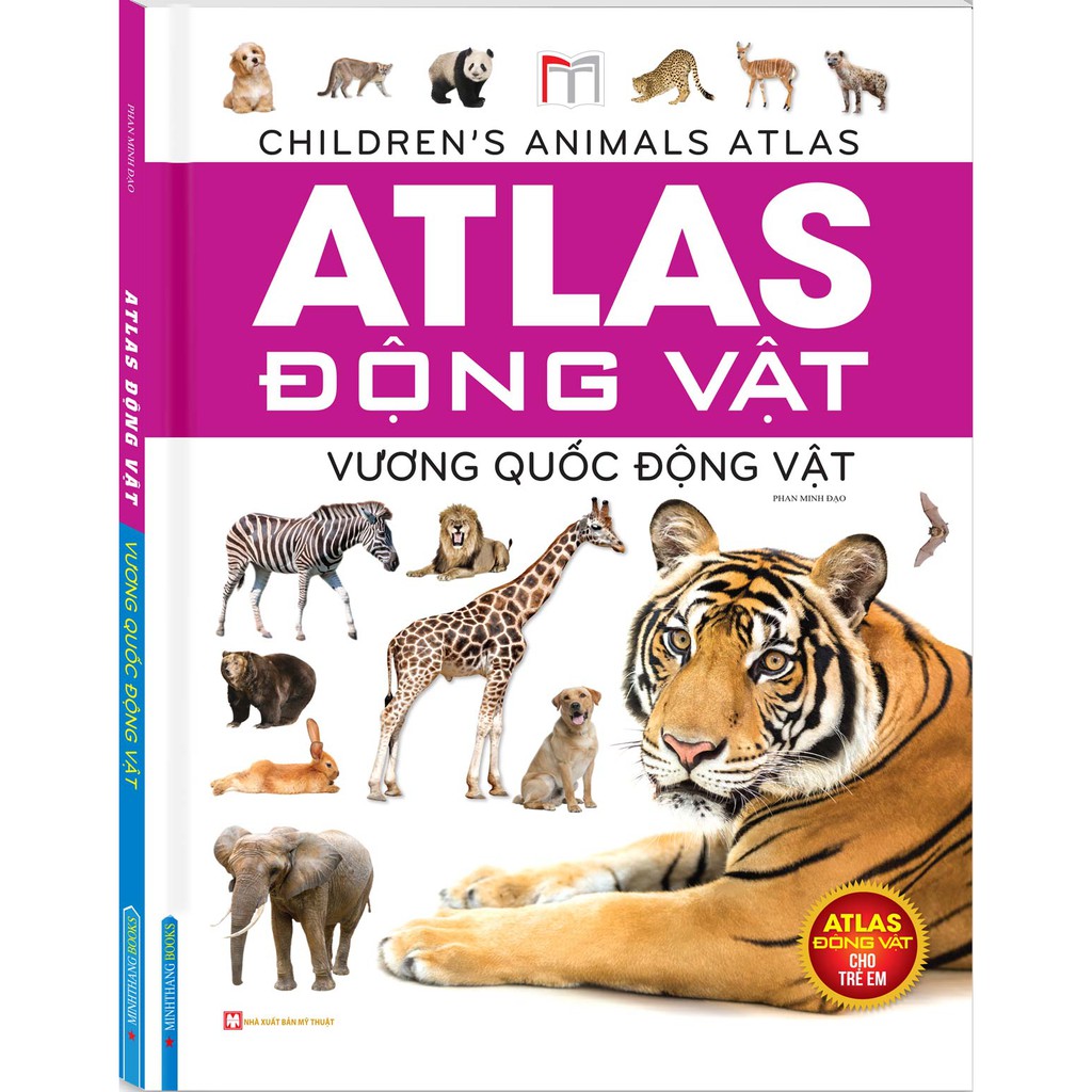 Sách - Atlas động vật - Vương quốc động vật Tặng Bookmark