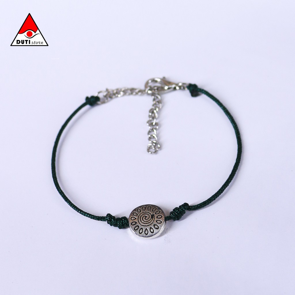 Vòng tay Hoa Mặt Trời DutiOS dây chỉ đỏ mịn đẹp VHMT01