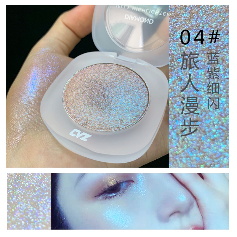 Phấn Highlight CVZ, Làm Sáng Khuôn Mặt, Tạo Đường Nét Ba Chiều, Khoai Tây Nghiền, Long Lanh Tự Nhiên