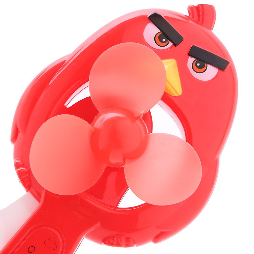 Quạt Cơ Cầm Tay Mini Hình Angry Bird