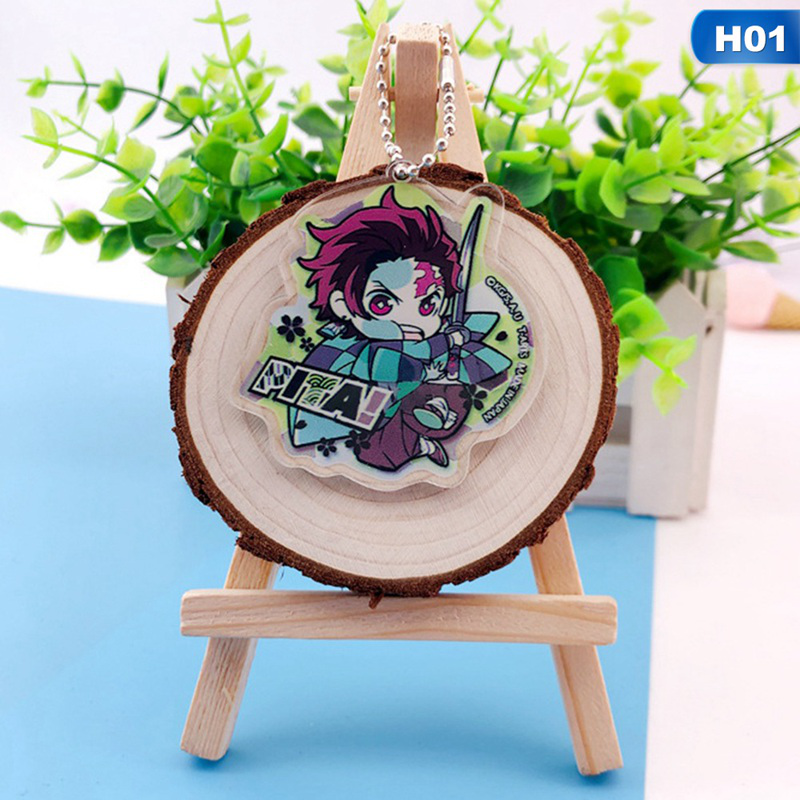 flowersqueen New Demon Slayer: Kimetsu no Yaiba Acrylic Keychain