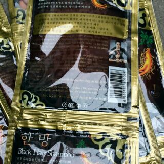 2 gói Dầu gội nhuộm đen tóc