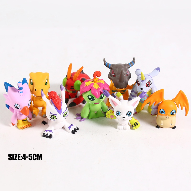 9 cái / bộ Digimon Quà Tặng Búp Bê Mô Hình Búp Bê Trang Trí Búp Bê Nhỏ Bộ Sưu Tập Phim Hoạt Hình PVC Mô Hình Đồ Chơi Búp Bê Digimon