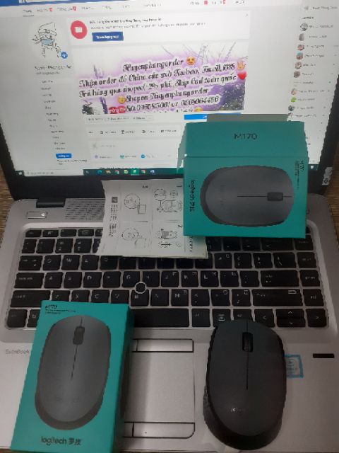 Chuột không dây logitech M170