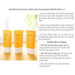 Kem Chống Nắng INNISFREE Perfect UV Protection Cream Triple Care