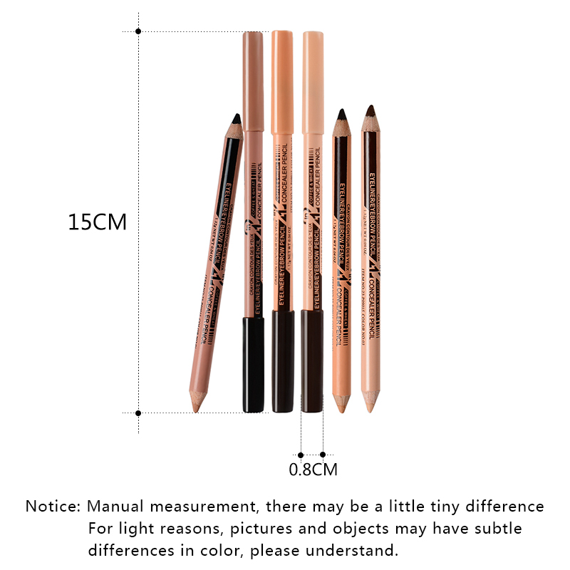 (Hàng Mới Về) Bút Che Khuyết Điểm Kiêm Tạo Khối Hai Đầu Lâu Trôi Chống Thấm Nước Trang Điểm Chuyên Nghiệp | BigBuy360 - bigbuy360.vn