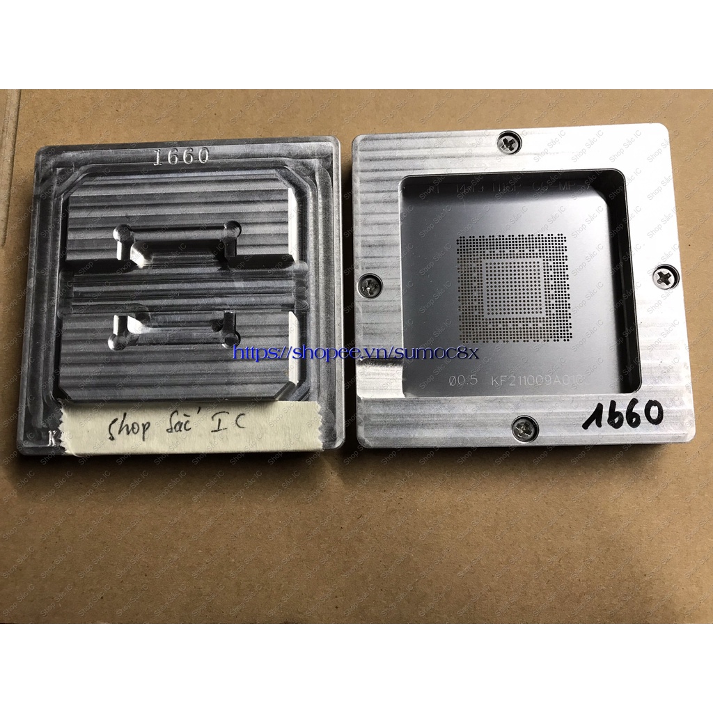 Khuôn làm chân GPU GTX1650 GTX1660 1650 1660 chì bi 0.5mm