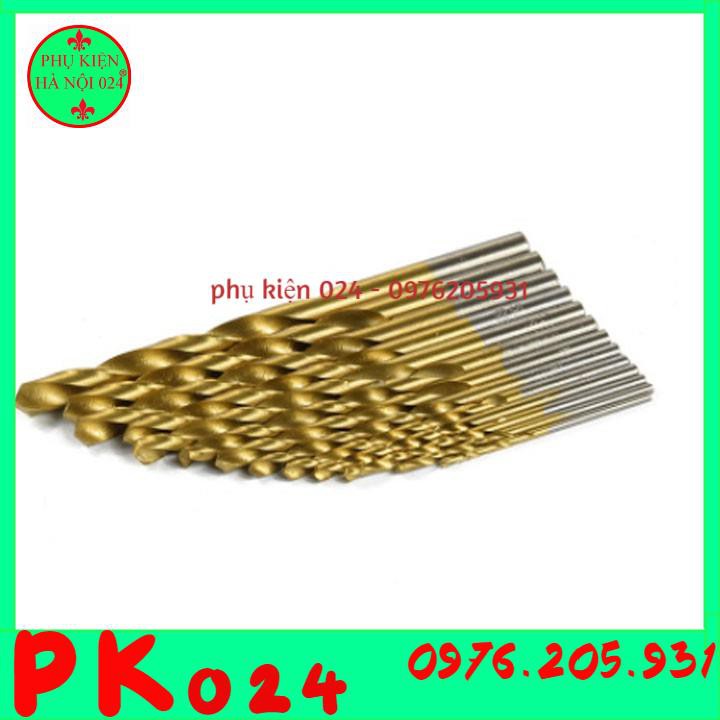 [XẢ KHO] Hộp 13 Mũi Khoan Vàng Phủ Titan Cao Cấp 1.5-6.5mm