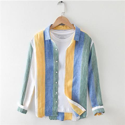 Áo Sơ Mi Nam Tay Ngắn Màu Trơn Thời Trang