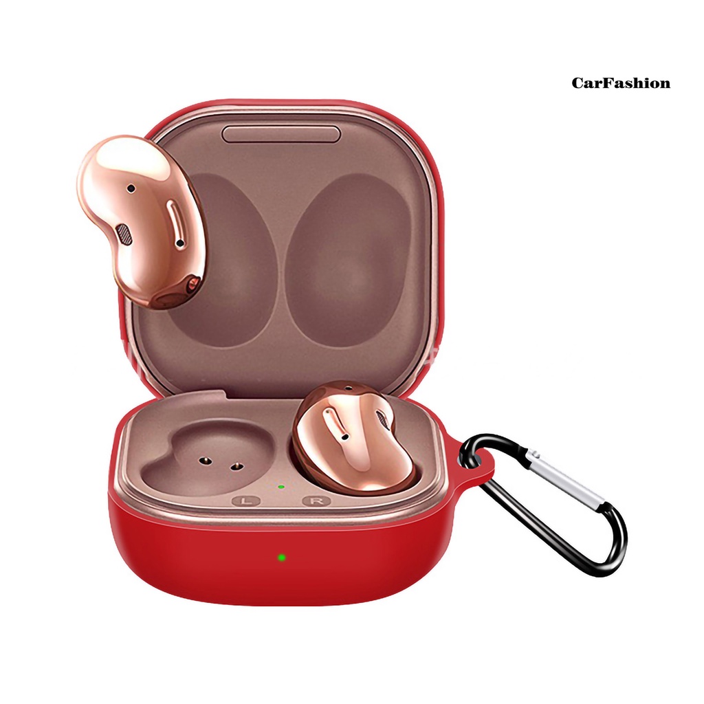 Vỏ bảo vệ bằng silicon dẻo chống trầy xước cho hộp sạc tai nghe Bluetooth Samsung Galaxy Buds 2/ Live/ Pro