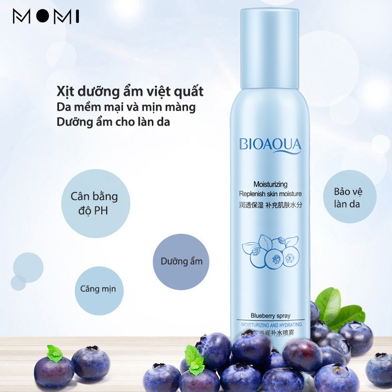 Xịt Khoáng Bioaqua Dưỡng Ẩm Kiểm Soát Dầu Làm Sạch Sâu, Dịu Da 150ml