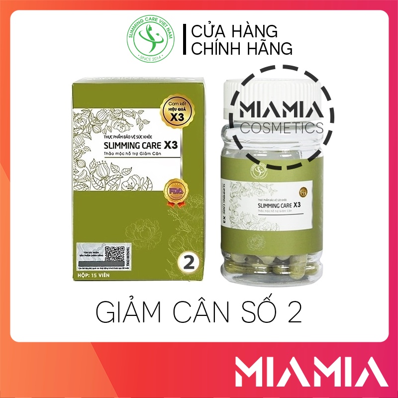 Viên Uống Giảm Cân Slimming Care Tặng Kèm Detox Rau Củ Chính Hãng