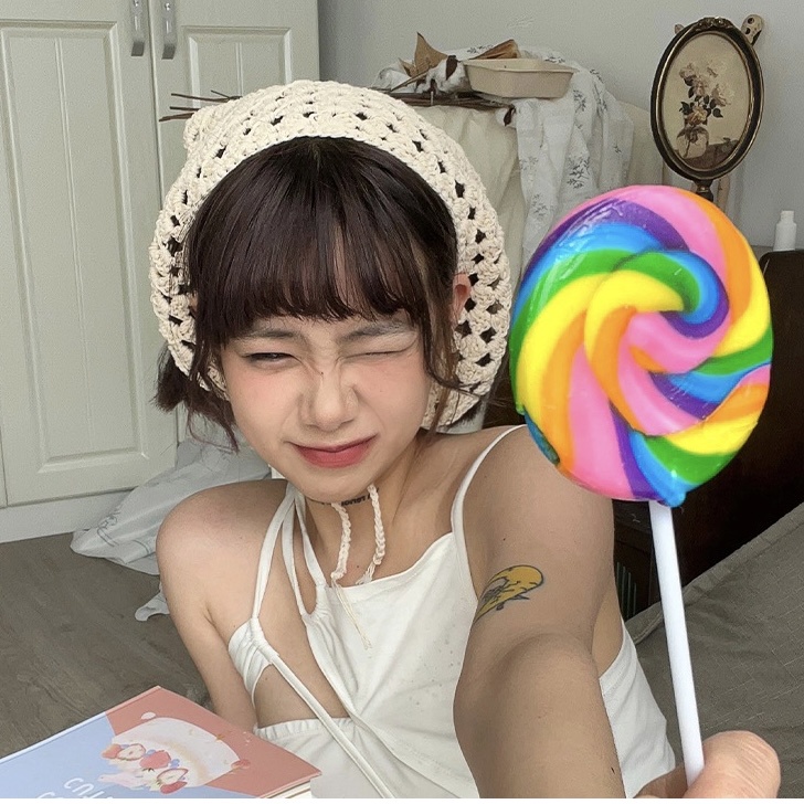 Băng đô MG STUDIO đan dệt kim móc tay