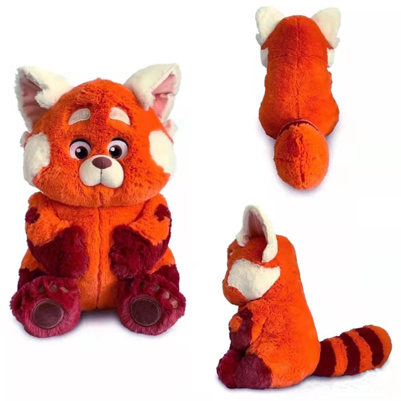 Đồ chơi nhồi bông Hình Gấu Trúc Disney Màu Đỏ Dễ Thương 40cm