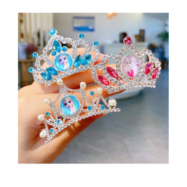 Vương miện công chúa đính đá hàng đẹp cho bé