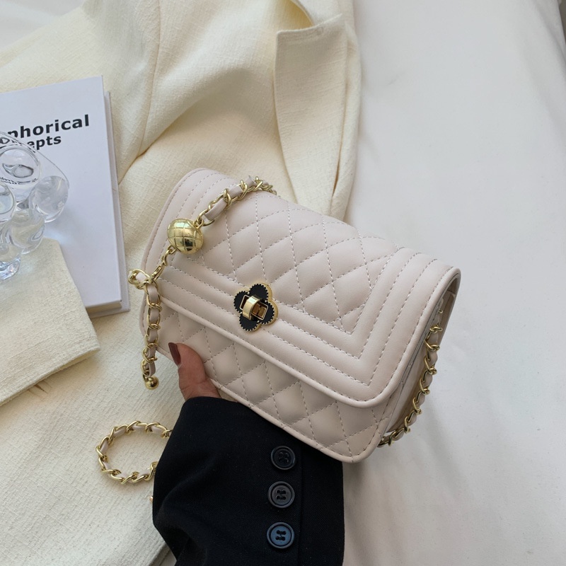 Túi Đeo Vai Hình Vuông Cỡ Nhỏ Đính Hạt Vàng Thời Trang Mùa Hè  Cho Nữ