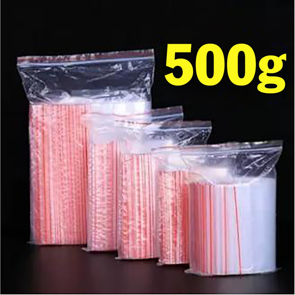 Túi zipper đựng đồ thông dụng 500g khách chọn size