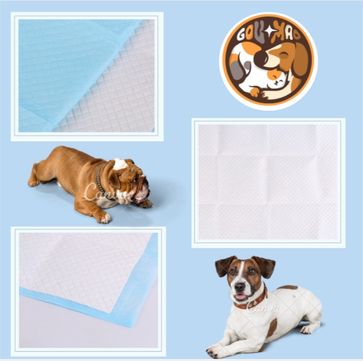[Rẻ vô địch]  Tả lót chuồng GouMao- Size S , M  bán lẻ - tả lót siêu thắm hút