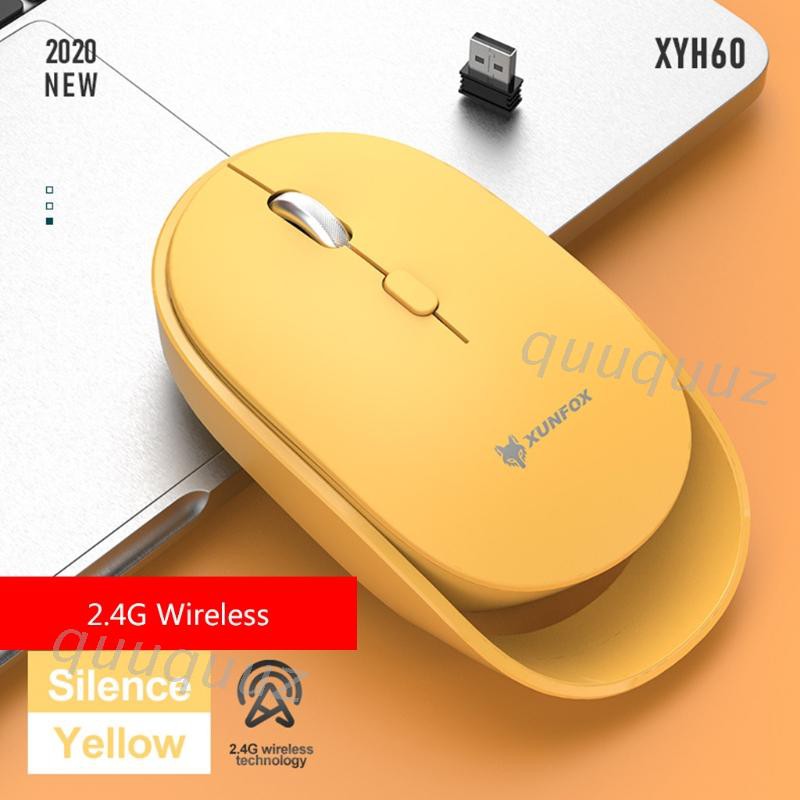 Chuột chơi game không dây Bluetooth 2.4GHz đầu nhận usb 3 chế độ 1600 DPI cho PC Laptop