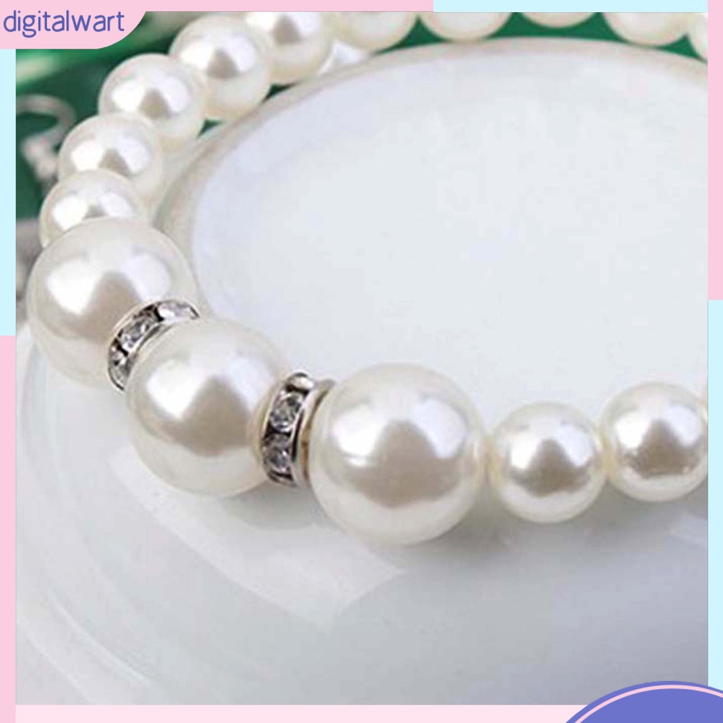 Set Trang Sức Đính Ngọc Trai Nhân Tạo Sang Trọng Cá Tính Dành Cho Nữ