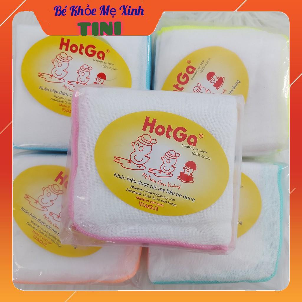 ComBo 10 khăn sữa 4 lớp HotGa cho bé sơ sinh