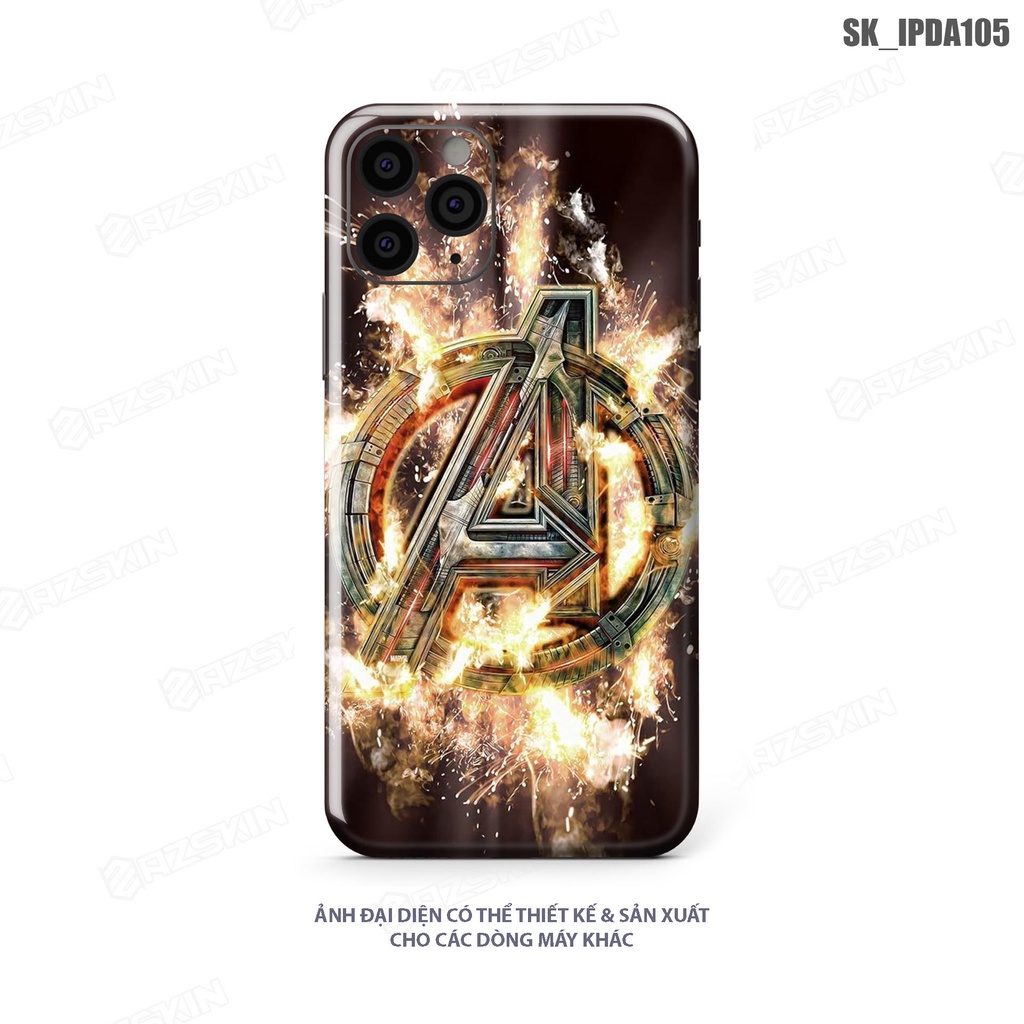 Miếng Dán Skin Hình Chất Liệu 3M Dành Cho Mọi Dòng IPhone |SK_IPDA105| Film Chính Hãng, Cắt CNC, Chống Xước, Bền Màu