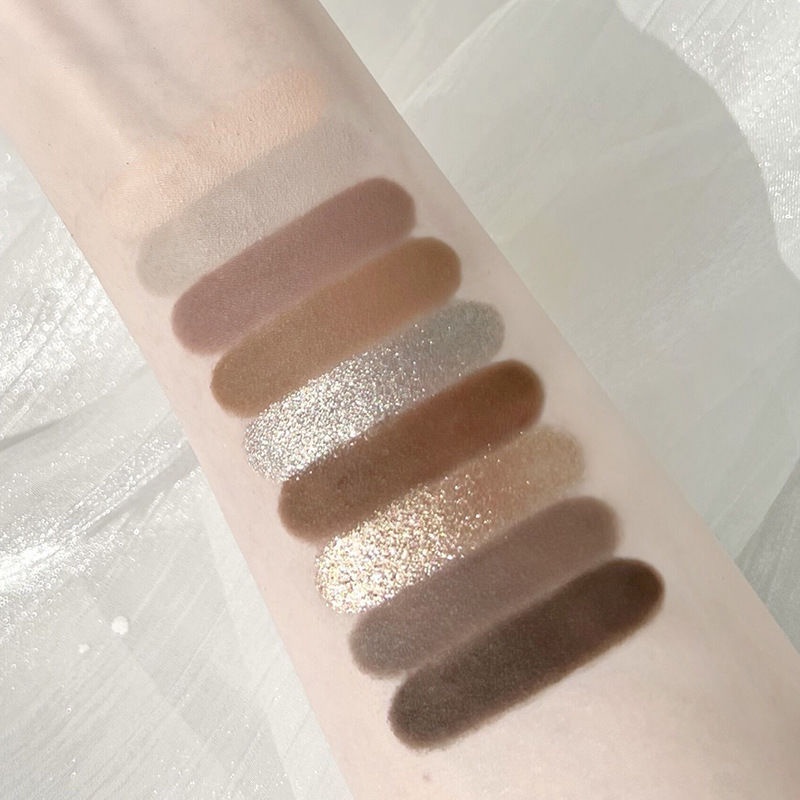 Bảng Phấn Mắt 9 Màu Sắc Tố Ngọc Trai / Lì Trang Điểm Đa Năng