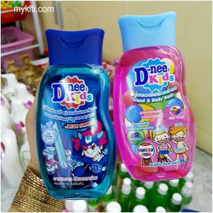 SỮA TẮM GỘI DNEE KIDS CHO BÉ 200ML - THÁI LAN (đỏ và tím)