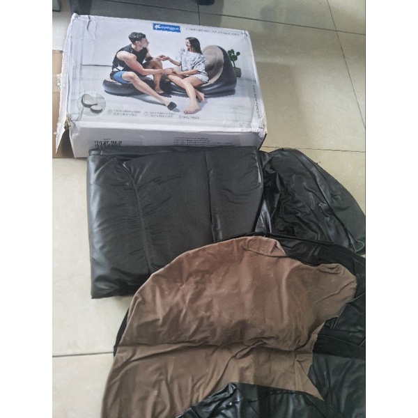 Combo ghế hơi kèm đôn và bơm điện