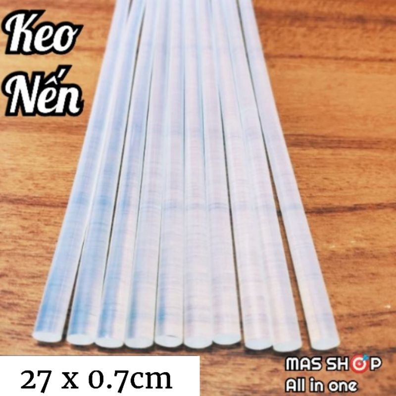 [Giá tốt] Combo 10 cây keo nến loại 1 kich thước 27cm x 0.7cm