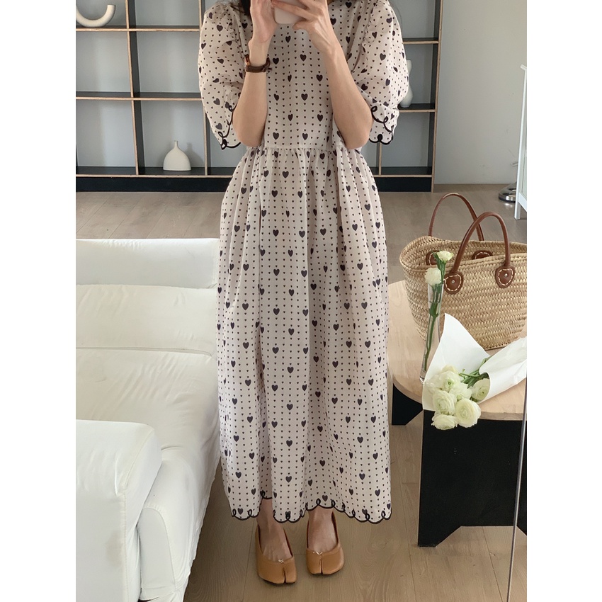 (HÀNG SẴN) Váy babydoll dáng dài, đầm đi biển đi chơi chất lụa freesize