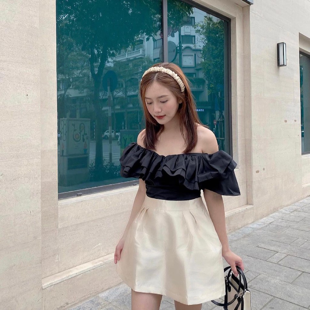 Chân váy mini dáng xòe hàng thiết kế Cocos Skirt by KHALES